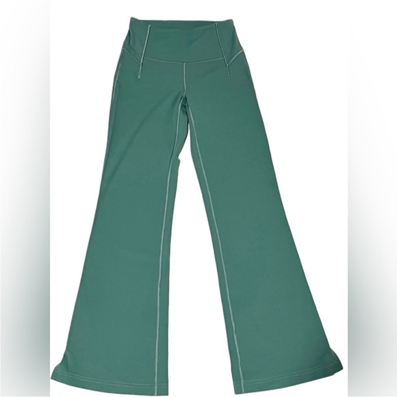 NWOT Lululemon Groove Pant Flare Super High-Rise Nulu in‎ Tidewater Teal size 4 - Picture 4 of 7